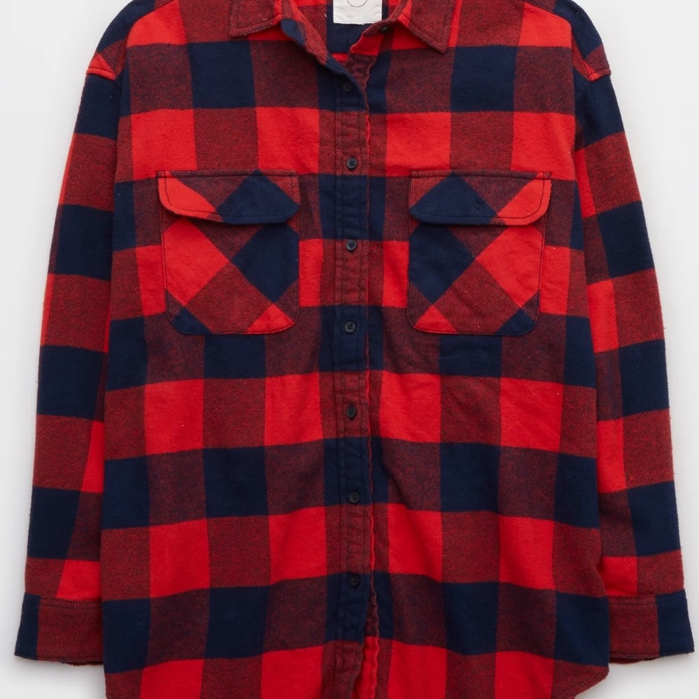 Aerie LumberJane Flannel Shirt - Picture 4 of 5